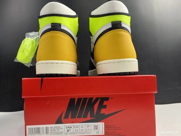 Rep Onekick 'VOLT OG 555088-118 RETRO GOLD' HIGH 1 AIR JORDAN 0726